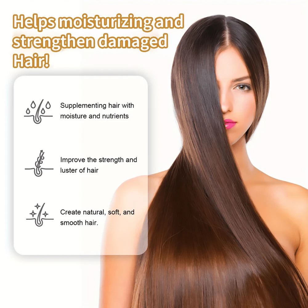 Hair Care Lotion Repairs Hair Damage Restores Glossiness Smoothness Strengthens Hair Toughness Nourishes Improves Hair Quality