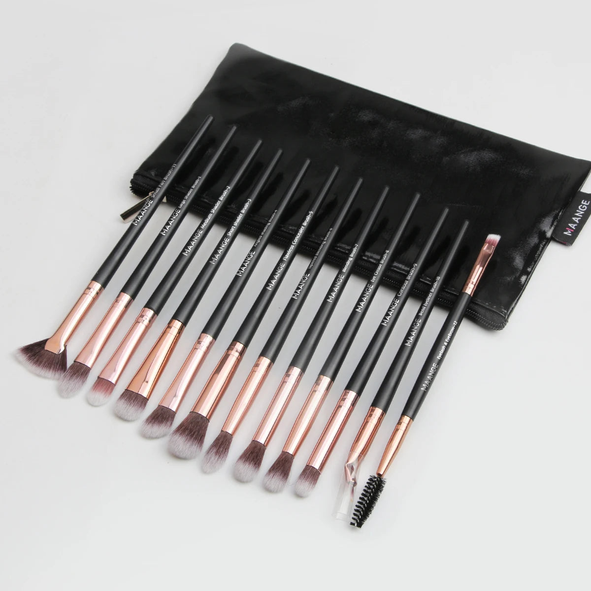 Eye Makeup Brush Sets 12pcs Makeup Tools Eye Shadow Brush Concealer Brush Blending Brush Lip Brush for Makeup Beginner Beauty