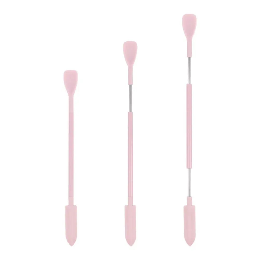 Cosmetic Beauty Tools Oil Brush Face Mask Brush Makeup Brushes Deep Bottle Scraper Silicone Telescopic Spatula Cosmetics Spoon