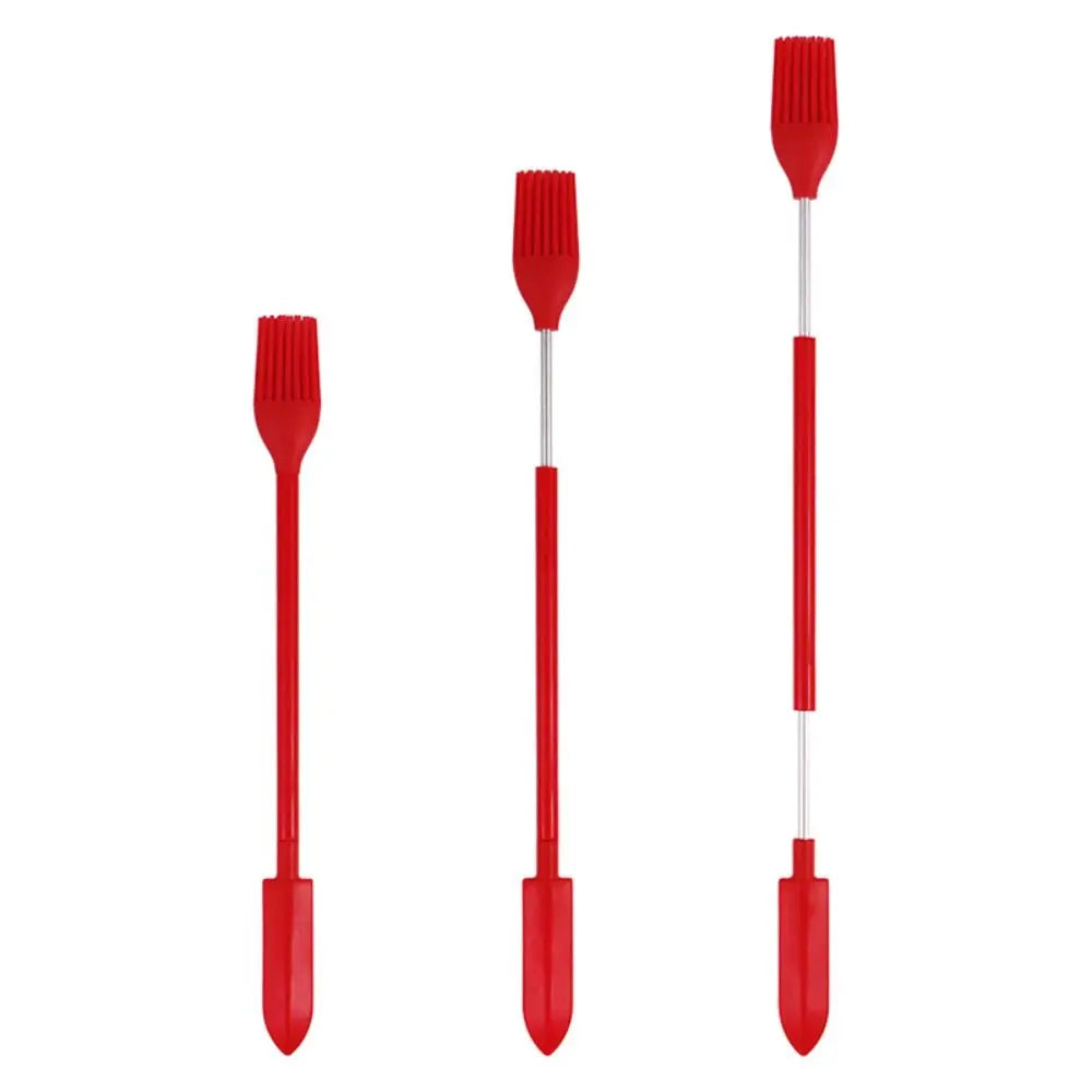 Cosmetic Beauty Tools Oil Brush Face Mask Brush Makeup Brushes Deep Bottle Scraper Silicone Telescopic Spatula Cosmetics Spoon