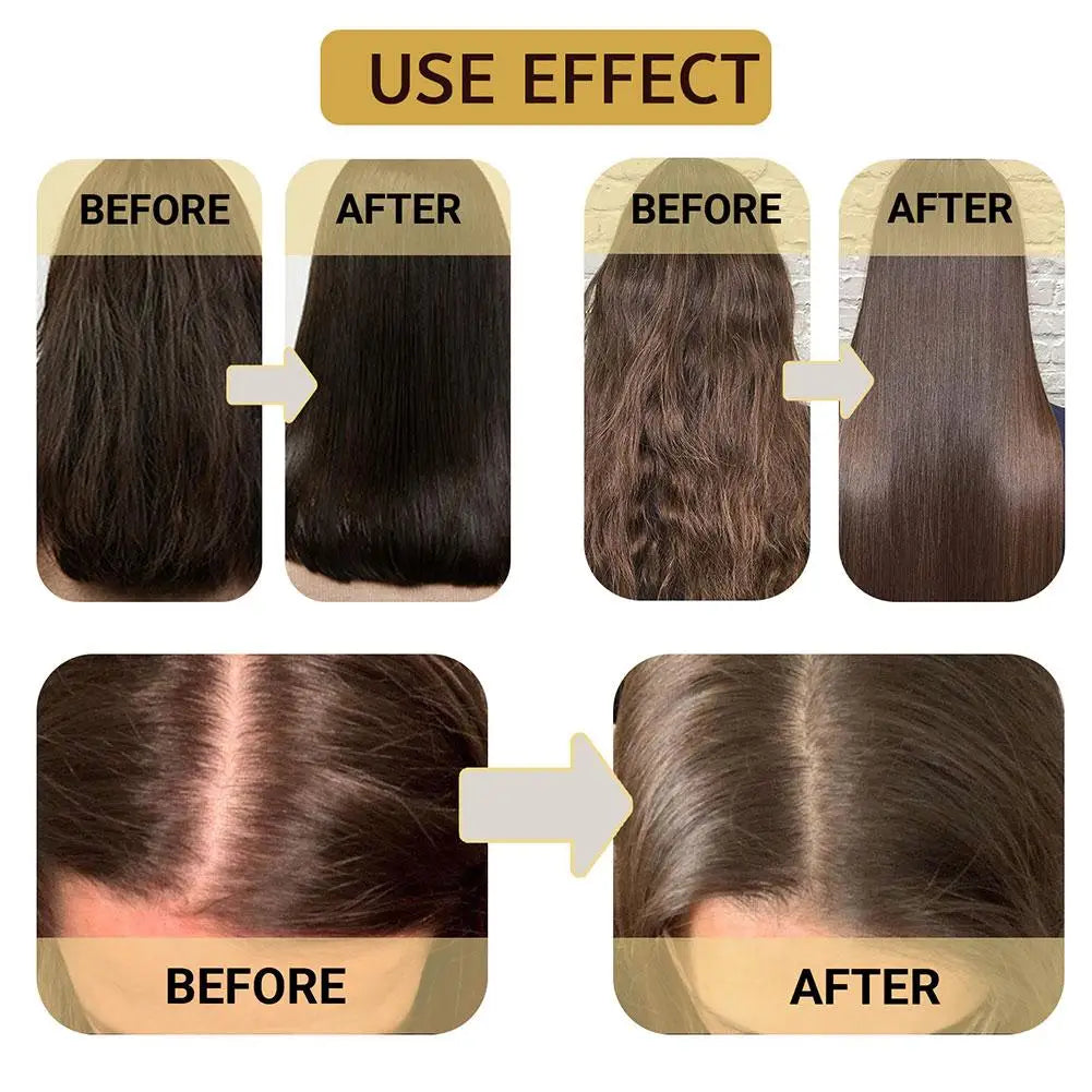 Keratin Care Hair Mask Deep Nourishing Moisturizing Repair Dry Frizz Damaged Conditioner Smoothing Hair Long-Lasting Shine Care