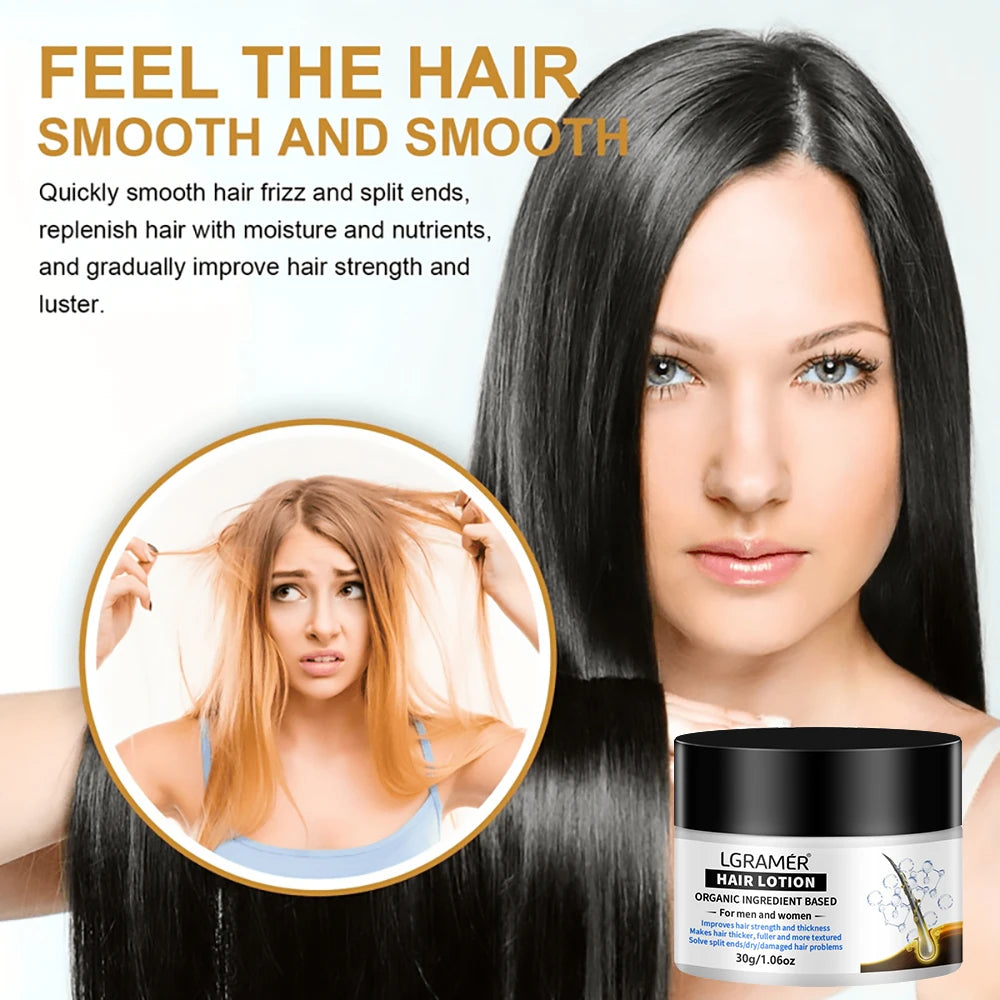 Hair Care Lotion Repairs Hair Damage Restores Glossiness Smoothness Strengthens Hair Toughness Nourishes Improves Hair Quality