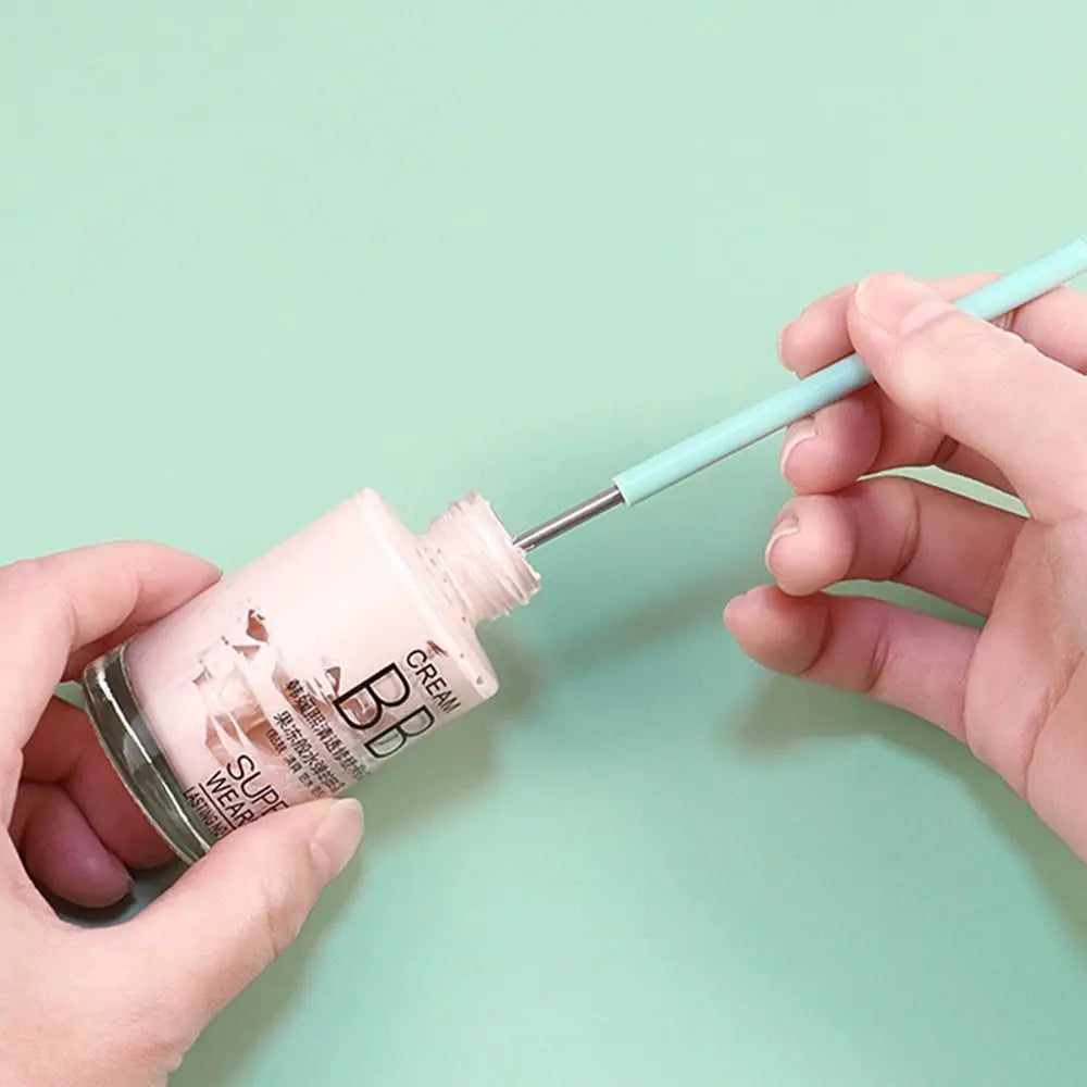 Cosmetic Beauty Tools Oil Brush Face Mask Brush Makeup Brushes Deep Bottle Scraper Silicone Telescopic Spatula Cosmetics Spoon