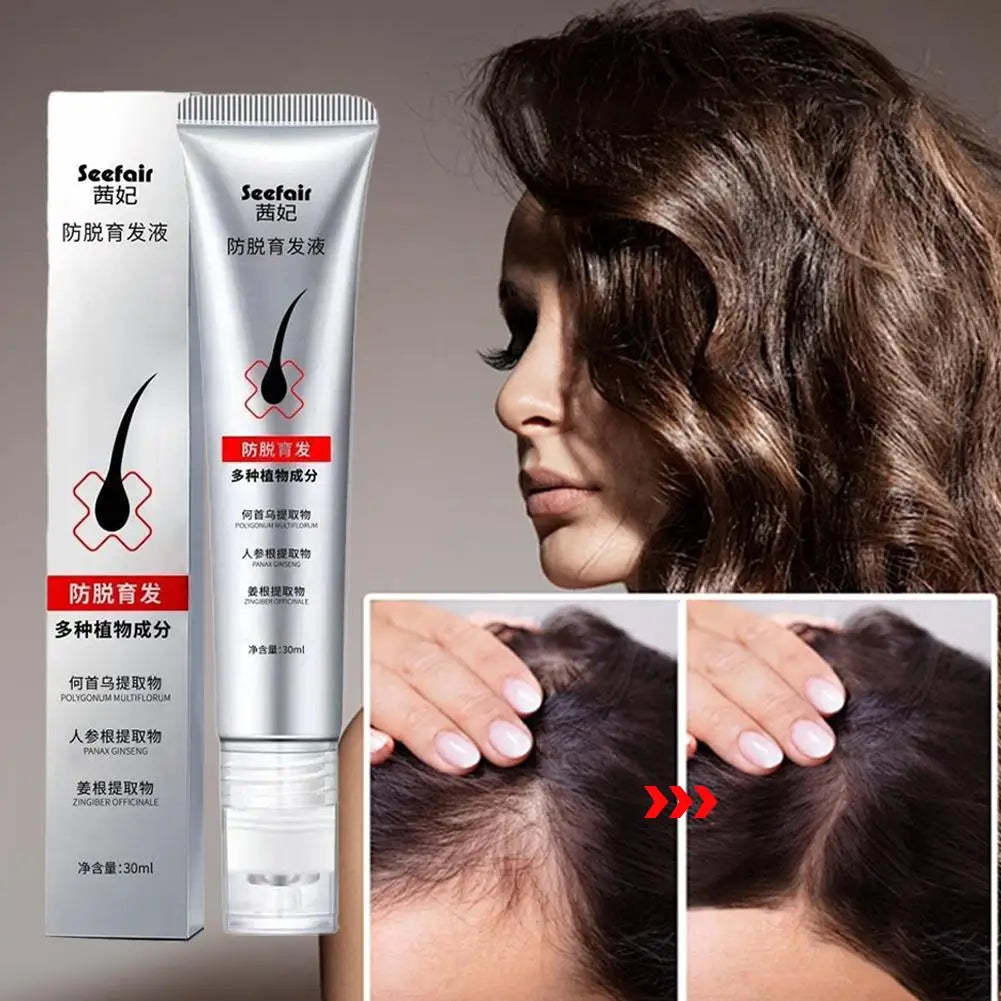 Hair Serum Nourishing Strengthening Hair Roots Scalp Treatment Essential Oil Repair Scalp Frizzy Thinning Damaged Hair Care
